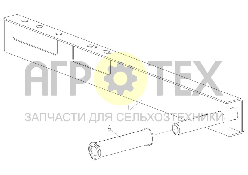 Чертеж Лонжерон (152.14.04.090)